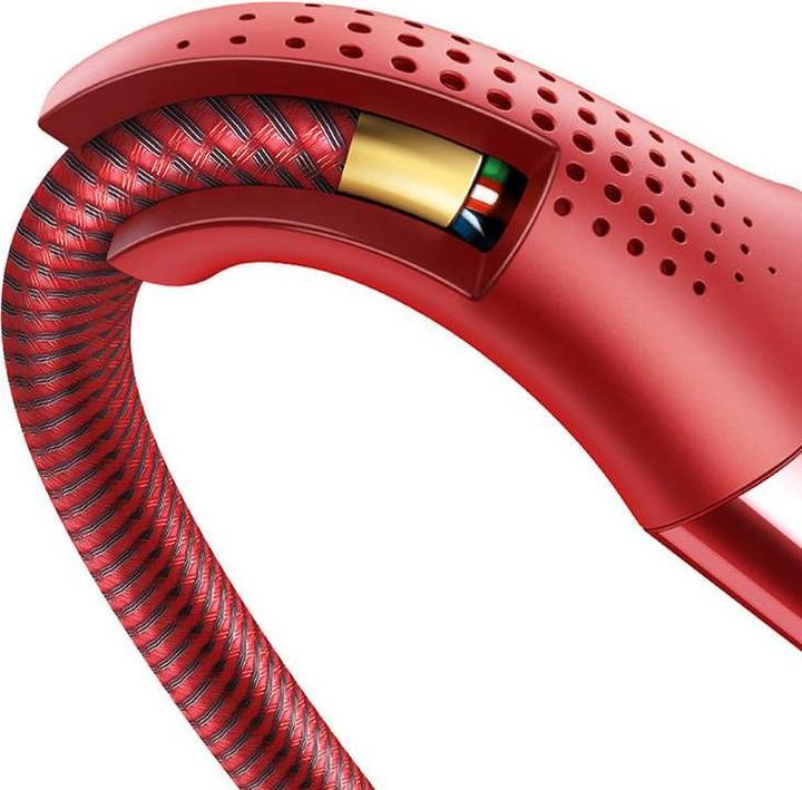 Produktbild Mcdodo Cable USB-C to USB-C CA-8321 100W 90 Degree 1.2m (red) (1.20 m, USB 2.0, 100 W)