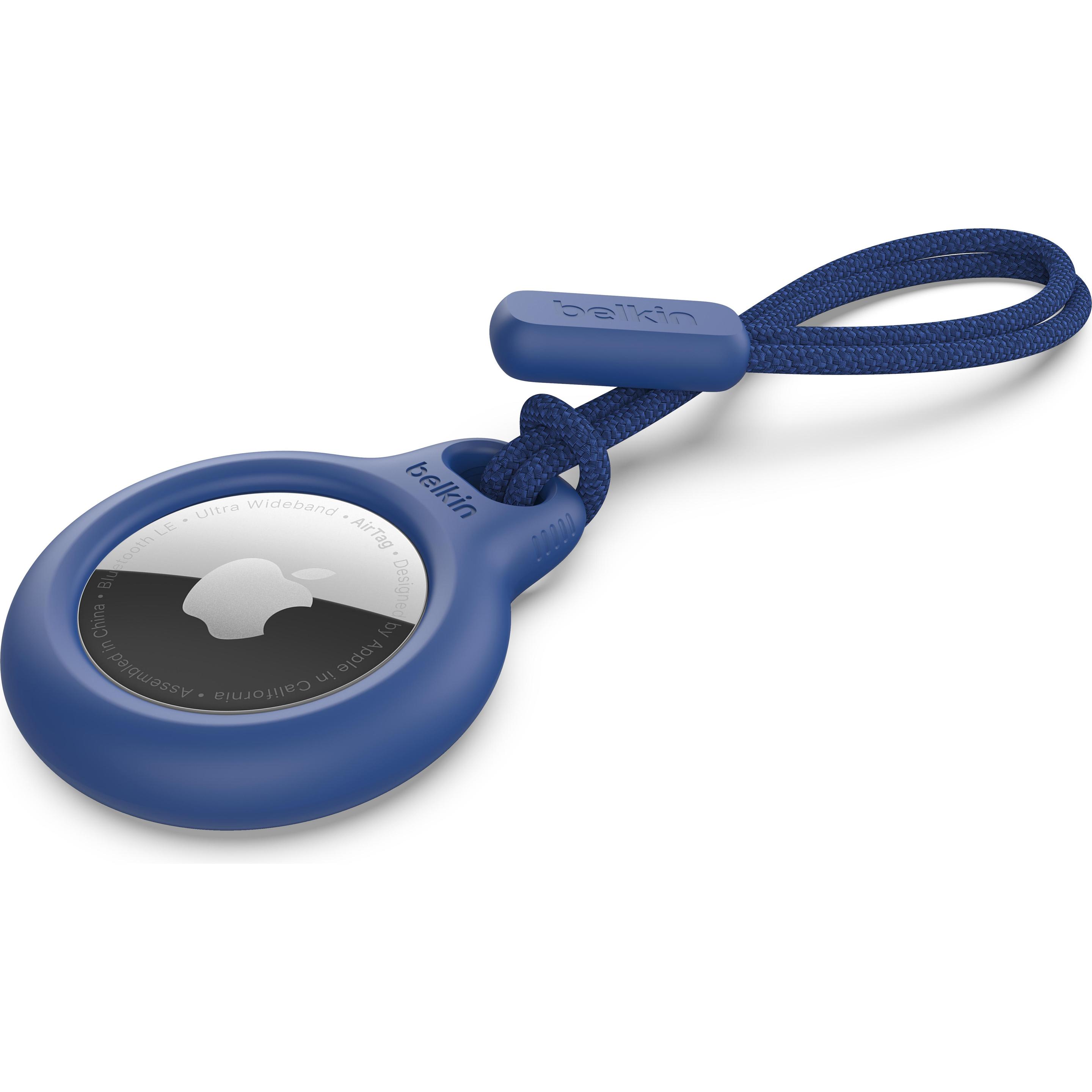 Belkin AirTag Anhänger mit Schlaufe, Tracker Zubehör, Blau