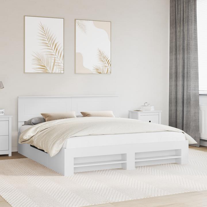 Produktbild vidaXL Modernes Bett (200 x 200 cm)
