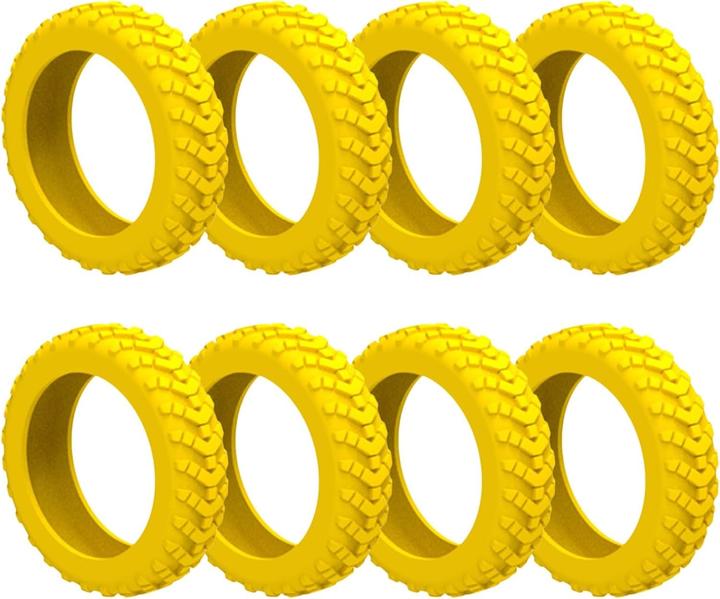 Produktbild Swissdetector Kofferreifenhülle - Leise - 8 Stück - Gelb (Kofferwaage)