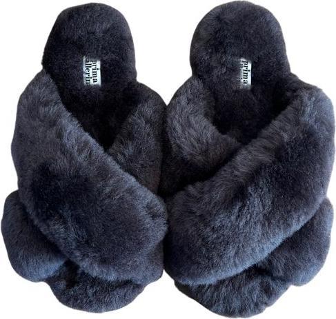 Actual product image Prima Ballerina Lambskin slippers Emma anthracite (37)