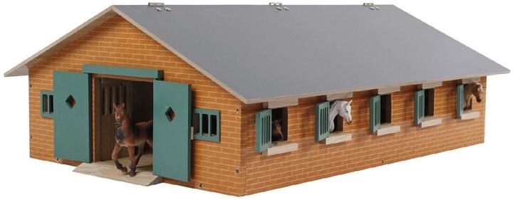 Produktbild Sombo Horse Stallholz mit 9 Pferdeställen 1:33