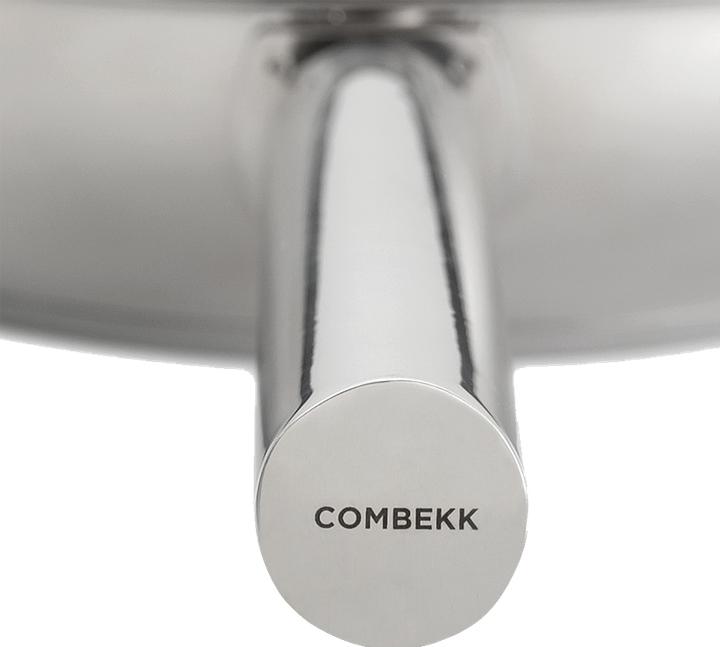 Produktbild Combekk Koekenpan Y - roestvrijstaal - 24cm - gerecycled - inductiegeschikt (24 cm, Bratpfanne, Edelstahl)