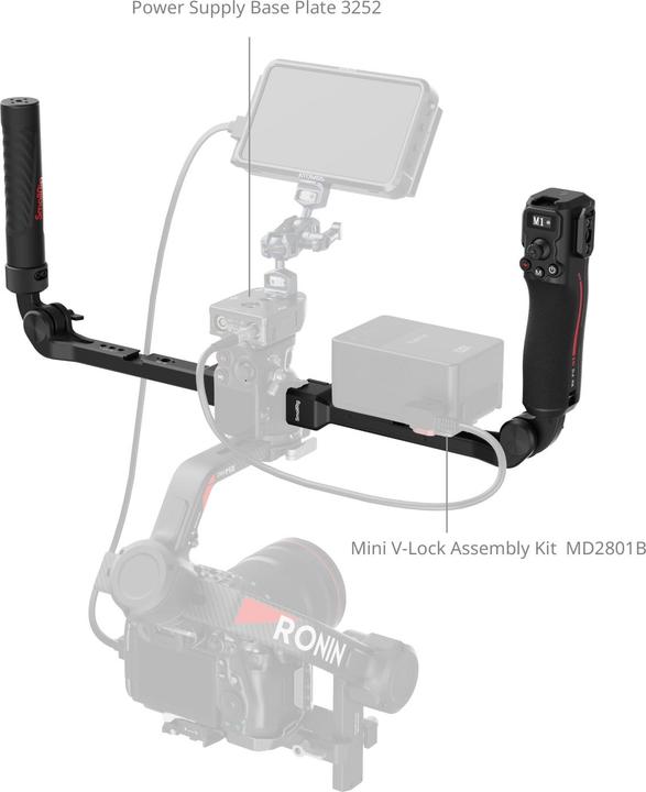 Produktbild SmallRig 4327 Focus Control Dual Grip (Gimbal Griff)