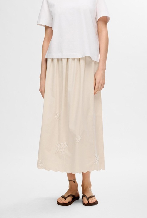 Produktbild Selected Femme Bestickter Maxirock (36)