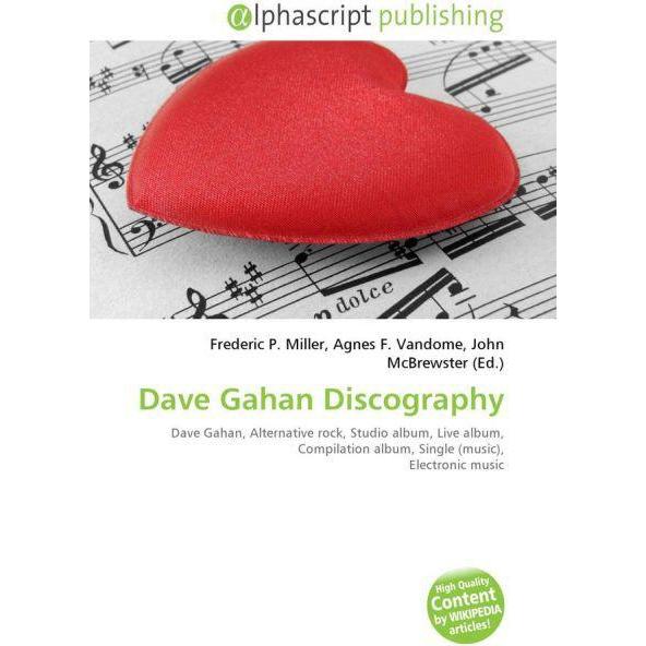 Dave Gahan Discography, Fachbücher von Agnes F. Vandome, Frederic P. Miller, John McBrewster