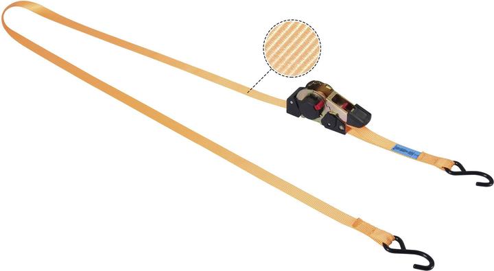 Immagine prodotto Toolcraft TO-9614760 Cinghia di ancoraggio a due pezzi Forza di trazione LC per l'ancoraggio (singolo/di