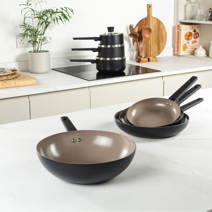 Actual product image Salter BW12878EU7 Ceramic 18cm Saucepan (Pot, Aluminium)