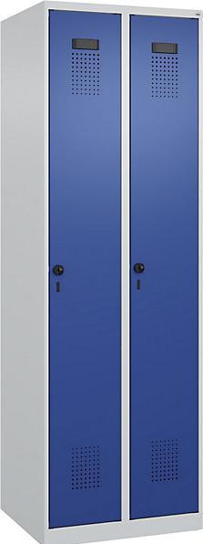 Gentian blue RAL 5010, Light grey RAL 7035