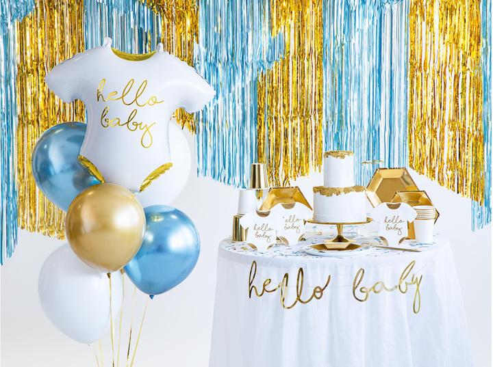 Productafbeelding Partydeco Feestaccessoire Gordijn 90 x 250 cm, Goud (1 Pcs.)