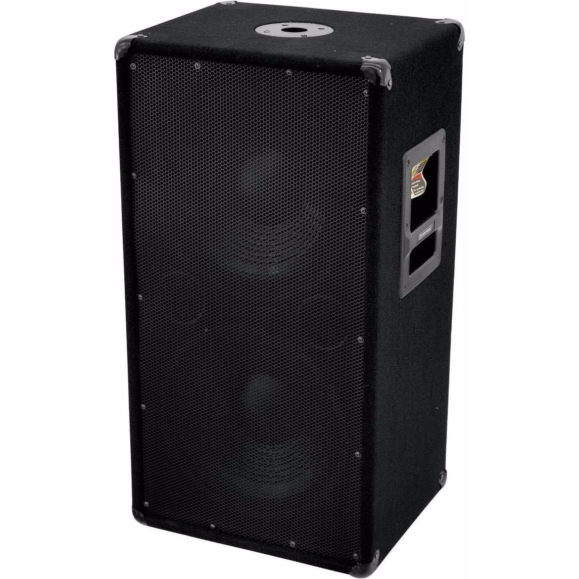 Omnitronic BX-2250 (Subwoofer passiv, 2x 400 W), PA Lautsprecher, Schwarz