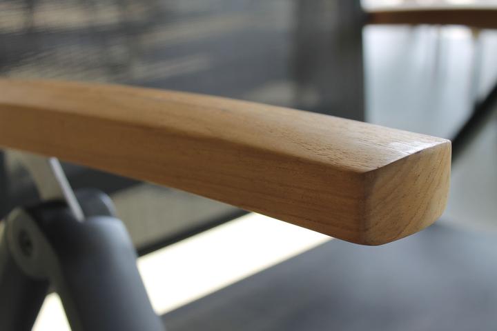 Produktbild Best Klappsessel Cavalese weiss/Teak