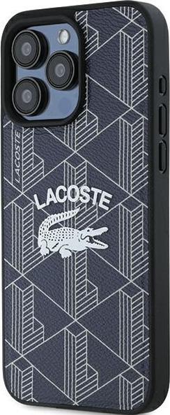 Produktbild Lacoste LCHMP15LPIGV iPhone 15 Pro 6.1" granatowy/navy hardcase Monogram Vintage Logo MagSafe (Apple iPhone 15 Pro)