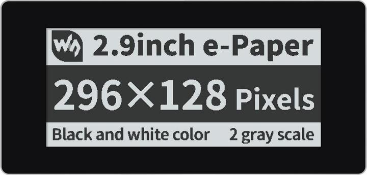 Produktbild WaveShare 2.9inch E-Ink Touch Display für Raspberry Pi Pico (B)