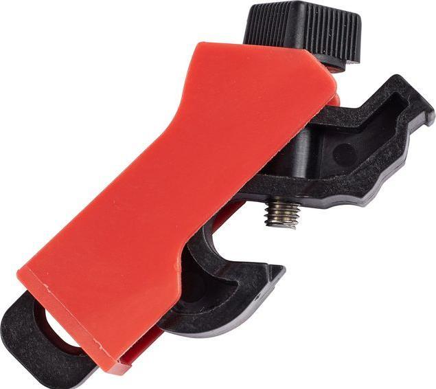 Actual product image Brady Universal mini latch for circuit breakers, glass fibre reinforced nylon, red, 12.70 x 33.