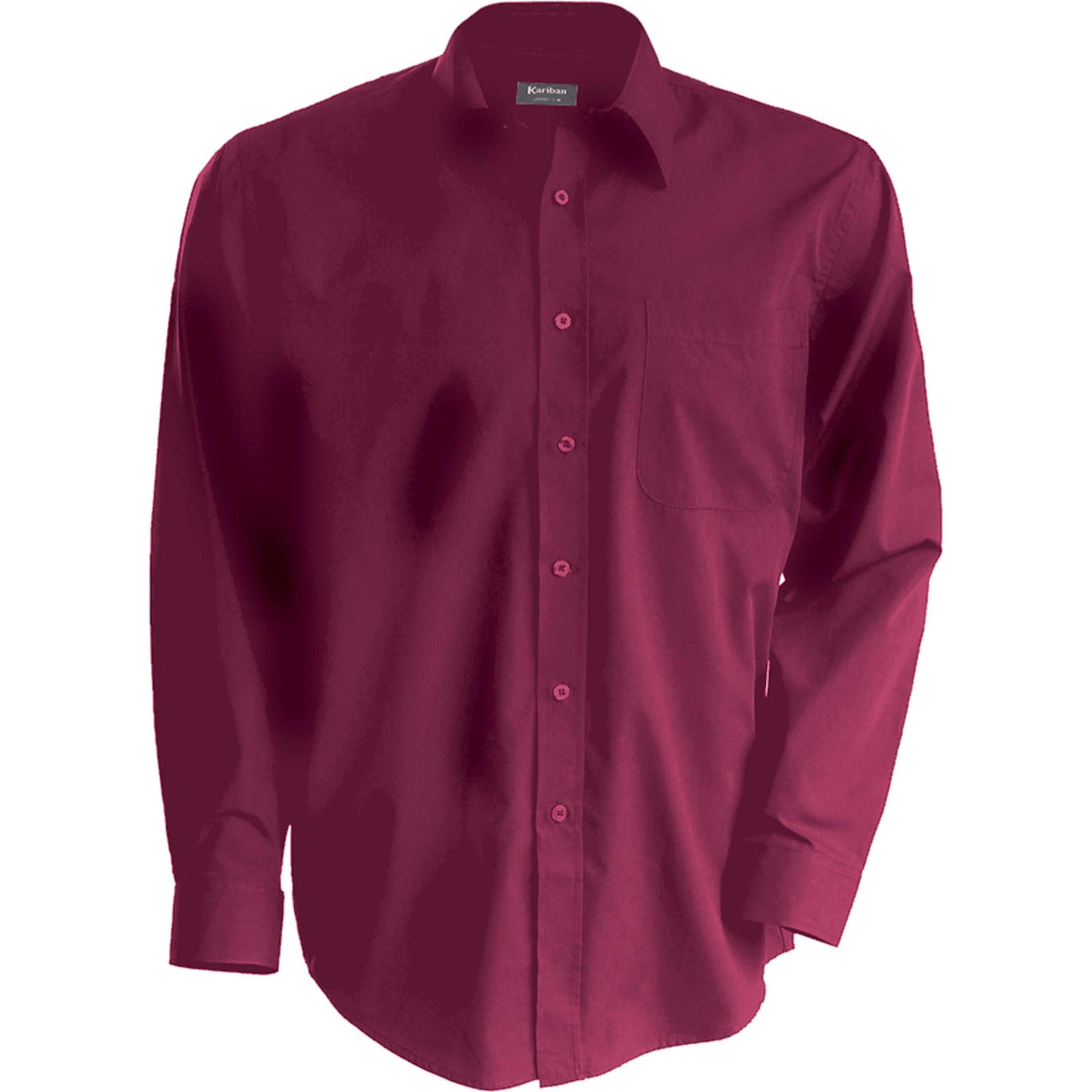 Kariban, Herren, Hemd, Jofrey, Braun, (5XL)