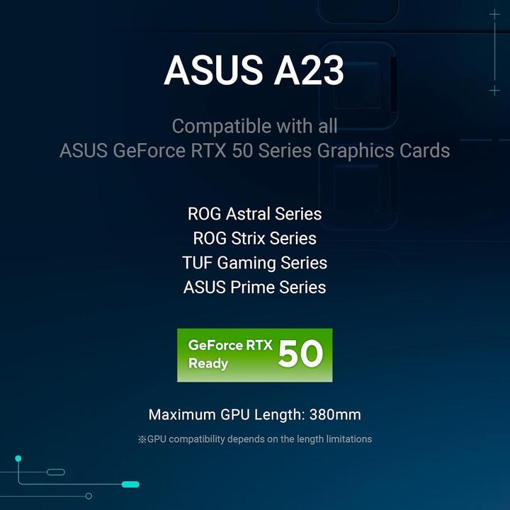 Image du produit ASUS Va A23 PLUS TG ARGB BLACK (mATX, Mini-ITX)