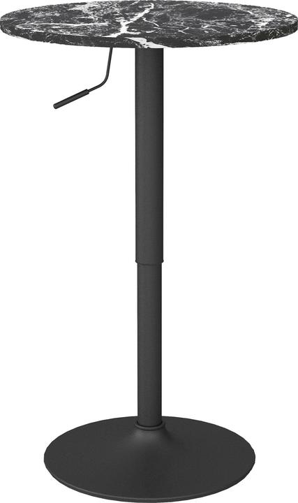 Homcom Bartisch Spanplatte Schwarz (60 x 60 x 93.50 cm)