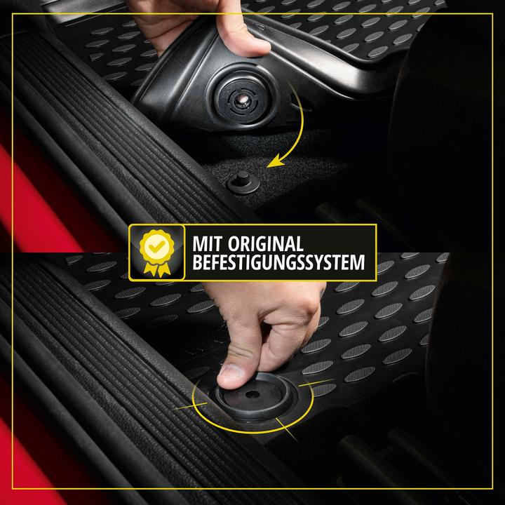 Produktbild Walser Fumatten passgenaue Auto Gummimatten XTR für BMW X1 (F48) 11/2014-Heute (2 Vordermatten + 2 Rückmatten)