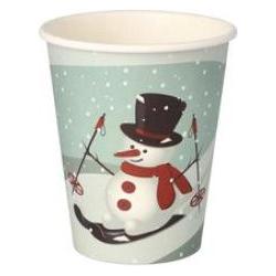 Thumbnail - 15x Starpak, Einweggeschirr, 50 Einweg-Trinkbecher Snowman 0,2 l (50 x)