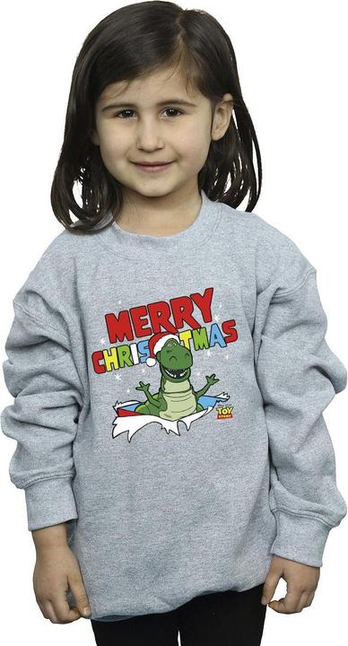 Produktbild Disney Toy Story Rex Christmas Burst Sweatshirt Mädchen (128)