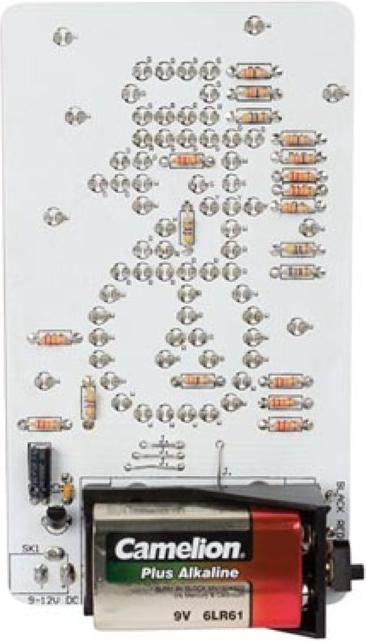 Actual product image Whadda Kit snowman with on / off switch