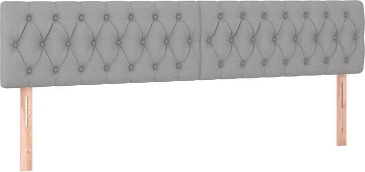 Produktbild VidaXL Bo x springbett mit Matratze & LED 120 x 190 cm Stoff (120 x 190 cm)