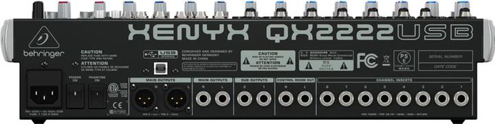 Image du produit Behringer Xenyx Qx2222usb (Studio et mixeur live)