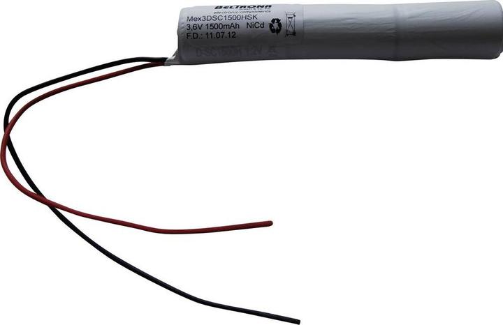 Beltrona 3DSC1500HSK Emergency light battery cable 3.6 V 1500 mAh (1500 mAh, Rechargeable battery)