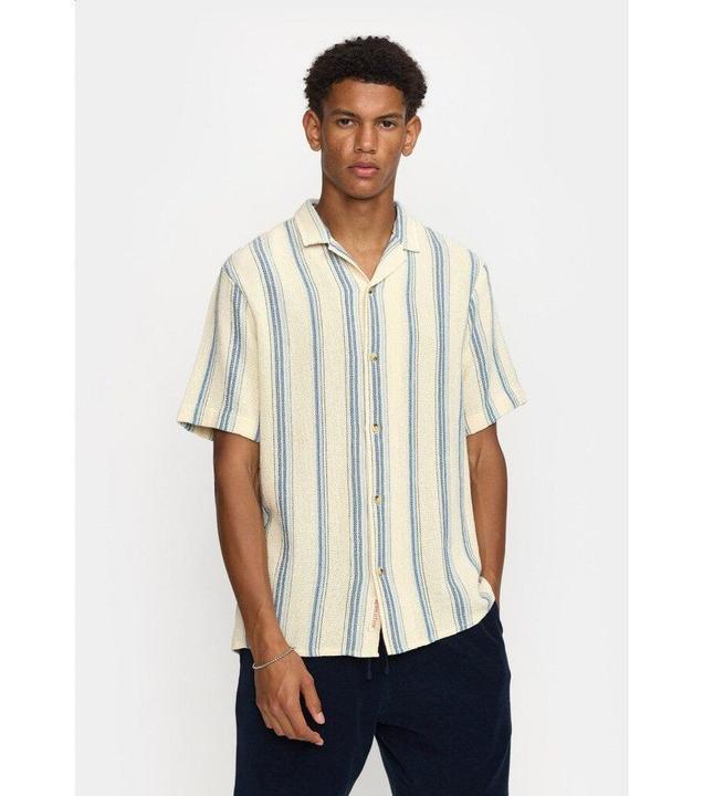 Actual product image Revolution Short-Sleeved Cuban Cotton Shirt (S)