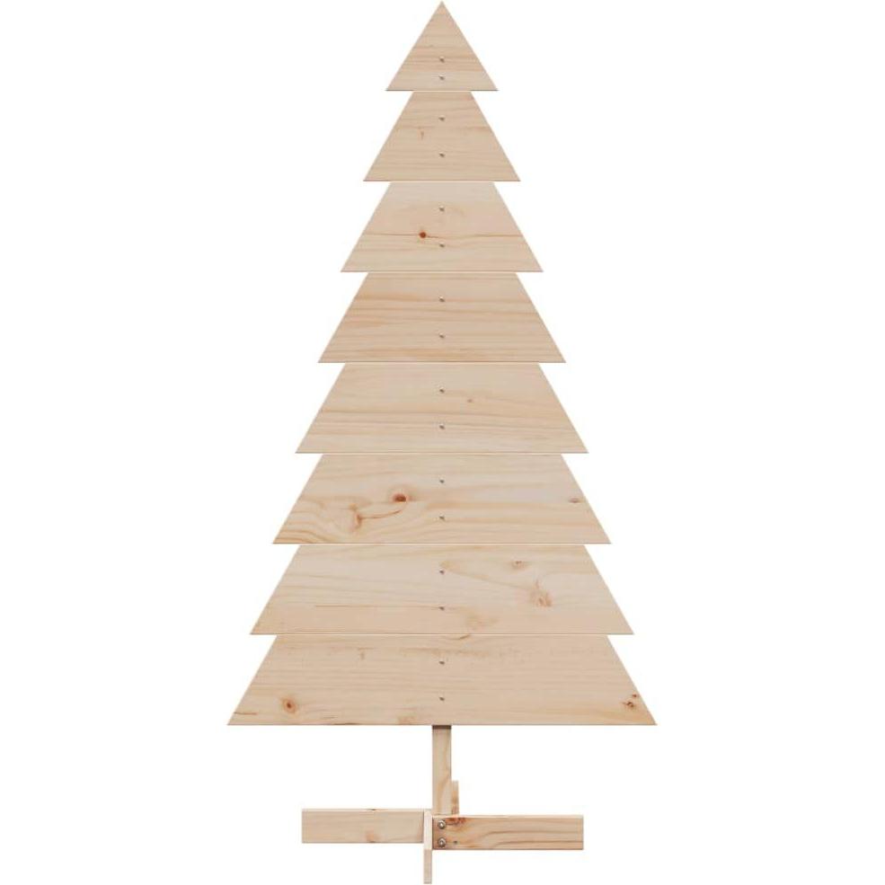 VidaXL, Weihnachtsdeko, Weihnachtsbaum Holz Tannenbaum Deko Holzbaum 150cm Massivholz Kiefer