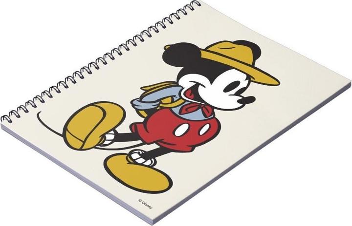Image du produit Mickey Mouse Carnet de notes pour l'extérieur (A5, À rayures, Couverture rigide)