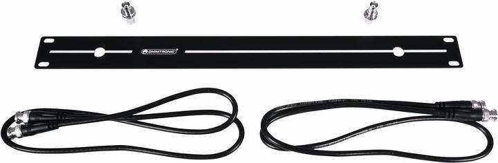 Actual product image Omnitronic BNC set rack mount (Mirrors + antennas Mounting)