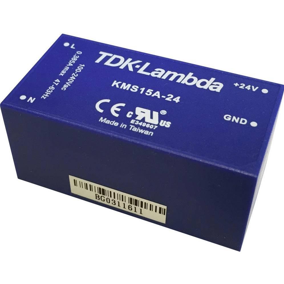 TDK, Spannungswandler, Lambda KMS15A-12 AC/DC-Printnetzteil 12 V 1.25 A 15 W