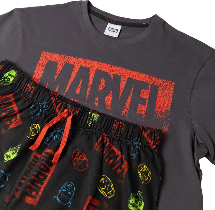 Produktbild Marvel Schlafanzug mit langer Hose kurzärmlig (XXL)