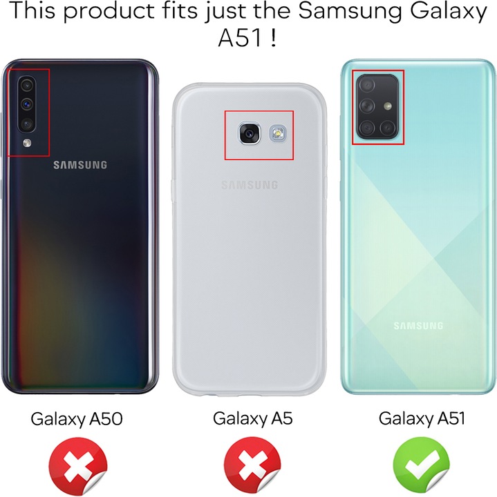 Actual product image Nalia Mobile phone cover (Samsung Galaxy A51)