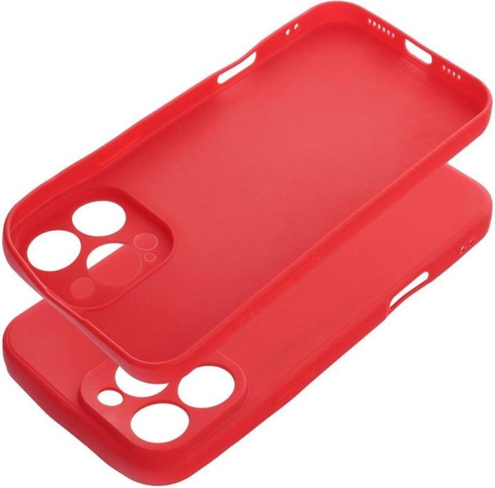 Actual product image OEM Display SOFT case for IPHONE 16 Pro Max red (Apple iPhone 16 Pro Max)