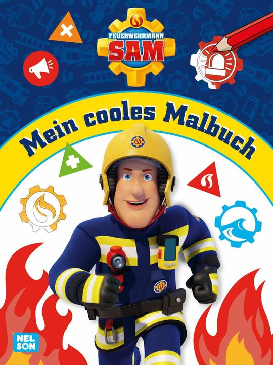 Actual product image Fireman Sam: My cool colouring book