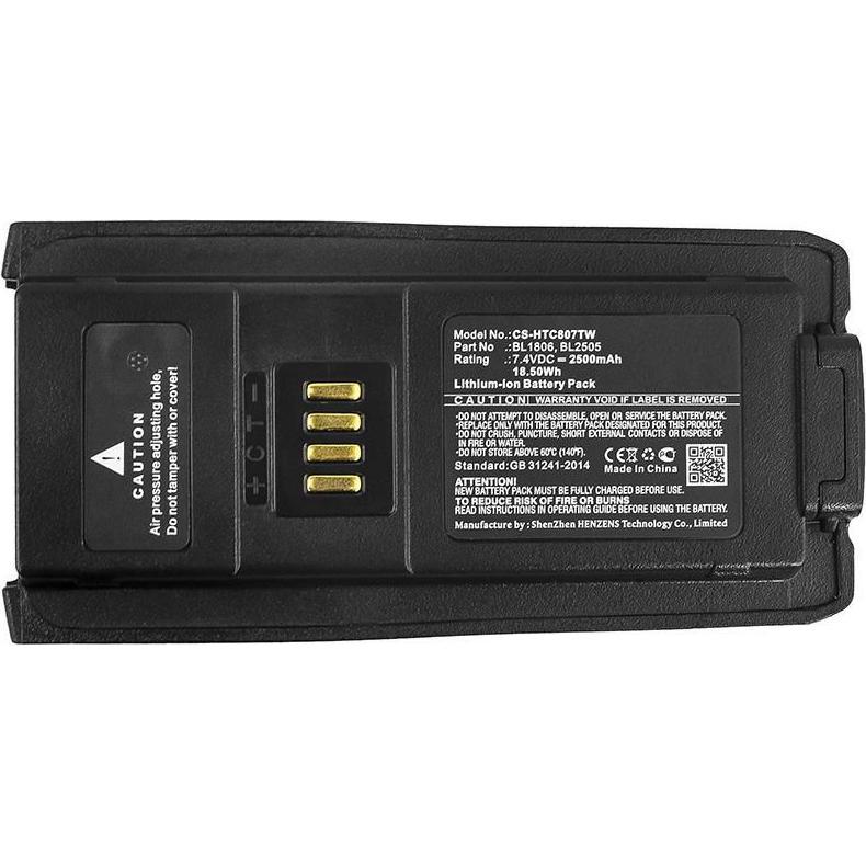 CoreParts Battery for Two-Way Radio, Notebook Akku, Schwarz