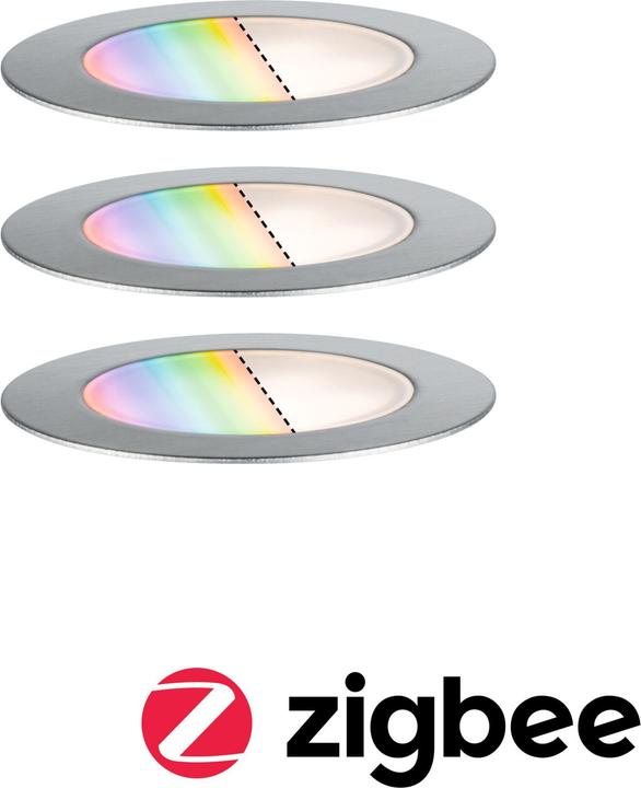 Produktbild Paulmann 94752 Beleuchtungssystem Plug & Shine LED-Ausseneinbauleuchten Basis-Set LED 6 W (100 lm, IP67)