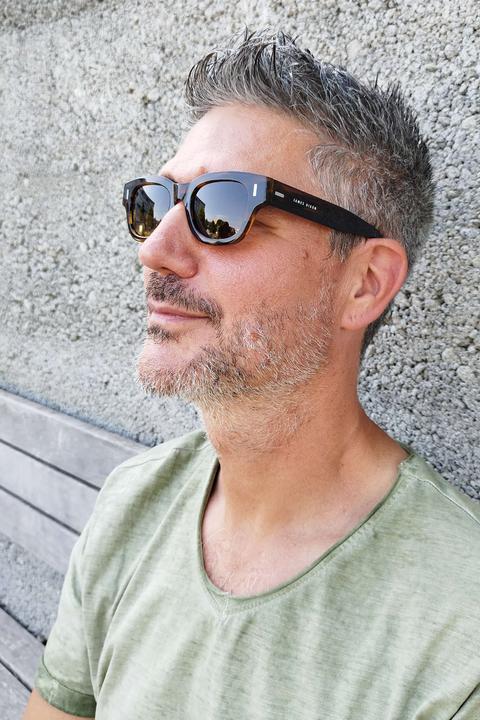 Immagine prodotto James Dixon Havanna/Braun – Lennox – Quadratisch – Acetat – Sonnenbrille