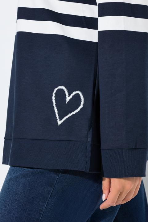 Actual product image Ulla Popken Breton Stripe Sweatshirt (42, 44)