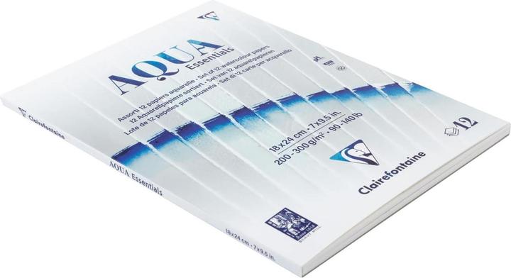Immagine prodotto Clairefontaine Aquarellpapier (300 g/m², 12 x)