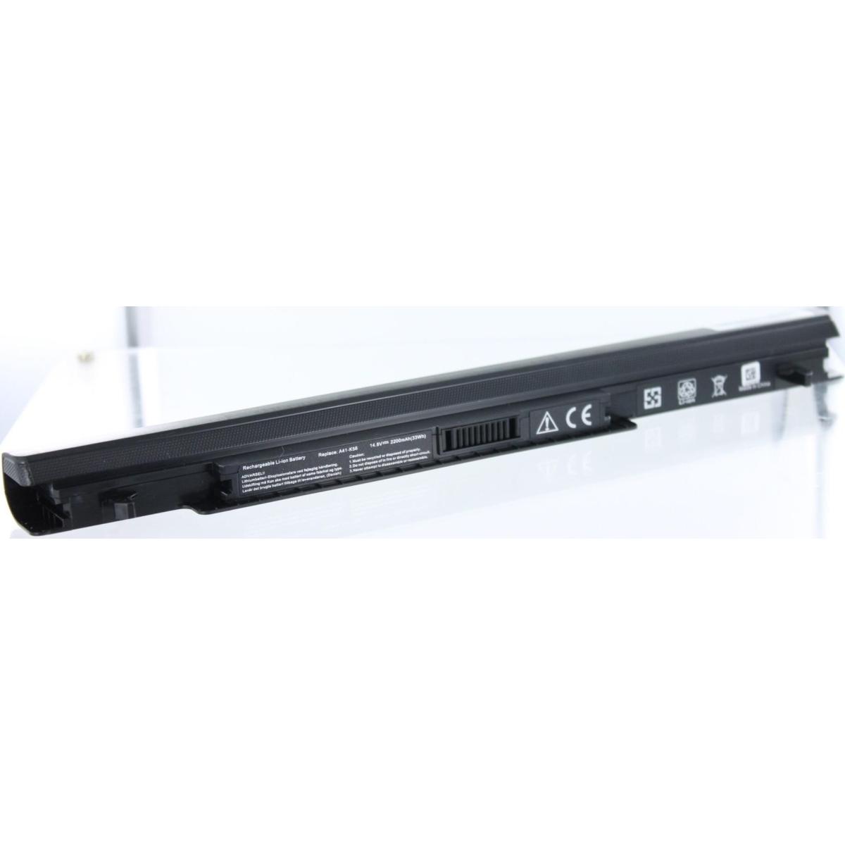 Thumbnail - AGI Akku kompatibel mit Asus S550CM-CJ038H - Akku - 2.200 mAh (2200 mAh), Notebook Akku, Schwarz