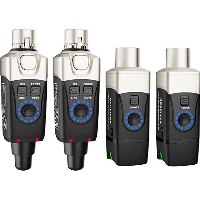Xvive U3D dubbel draadloos systeem voor handheld microfoons, Mikrofon