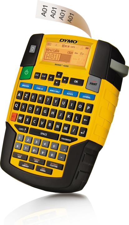 Actual product image Dymo Rhino 4200 Azerty 19mm PB1 FR/BE (180 dpi)