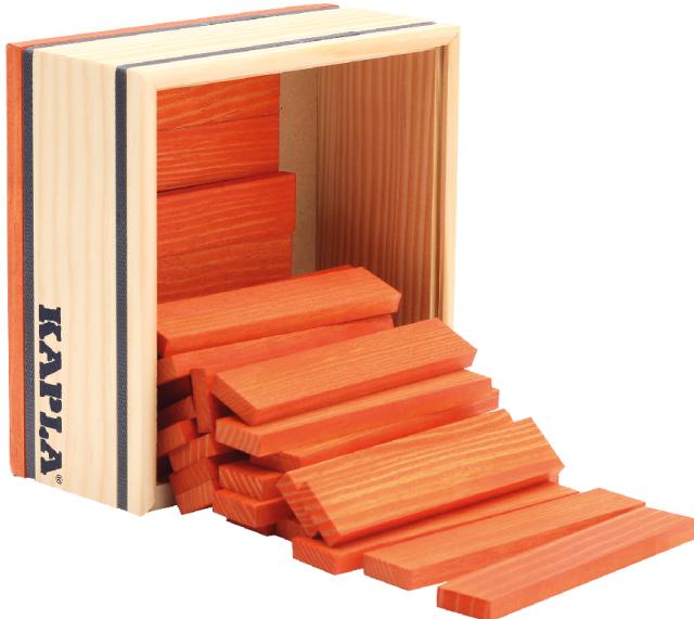 Actual product image Kapla 40 square orange