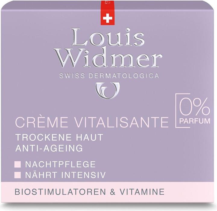 Image du produit Louis Widmer Crème Vitalisante non parfumée (50 ml, Crème de nuit)