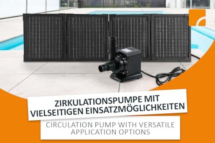 Produktbild Steinbach Solarbetriebene Zirkulationspumpe mit PV-Paneel für Schwimmbäder