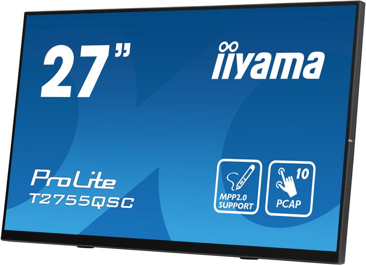 Actual product image iiyama 27" IPS Bonded PCAP 10P Touch, MPP2.0 (a (2560 x 1440 pixels, 27")